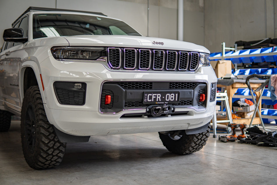 Recovery Points, Tow hooks To suit Grand Cherokee L and WL 2022 on Overland Trim