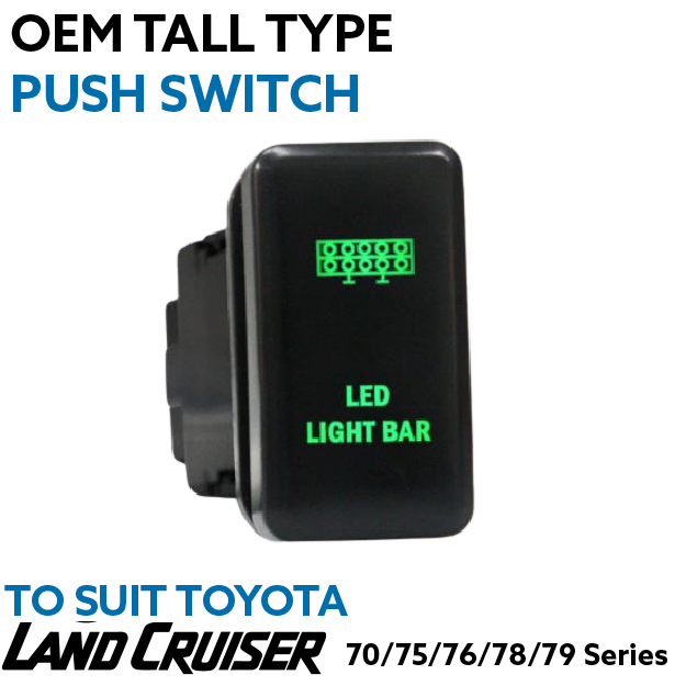 THUNDER Toyota Tall Type Push Switch for Lightbar