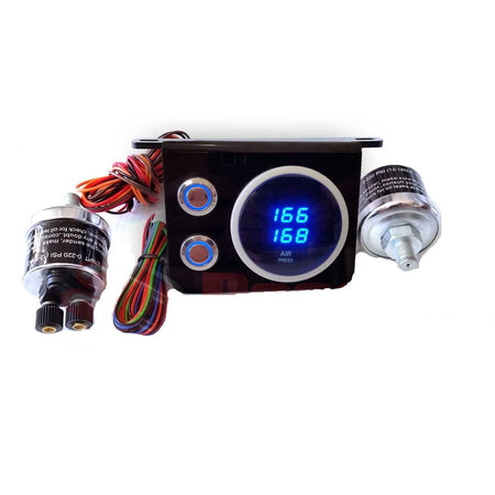 Digital LED Gauge Panel &amp; Switches - Boss Air Suspension