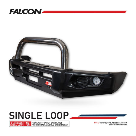 MCC Bullbar Falcon Steel Single Stainless Loop for GWM Cannon (2025-on)