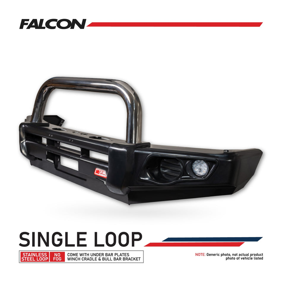 MCC Bullbar Falcon Steel Single Stainless Loop for GWM Cannon (2025-on)