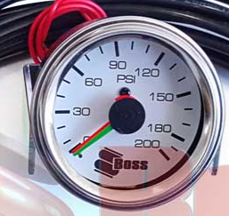 Boss Air Suspension Gauge-200Psi