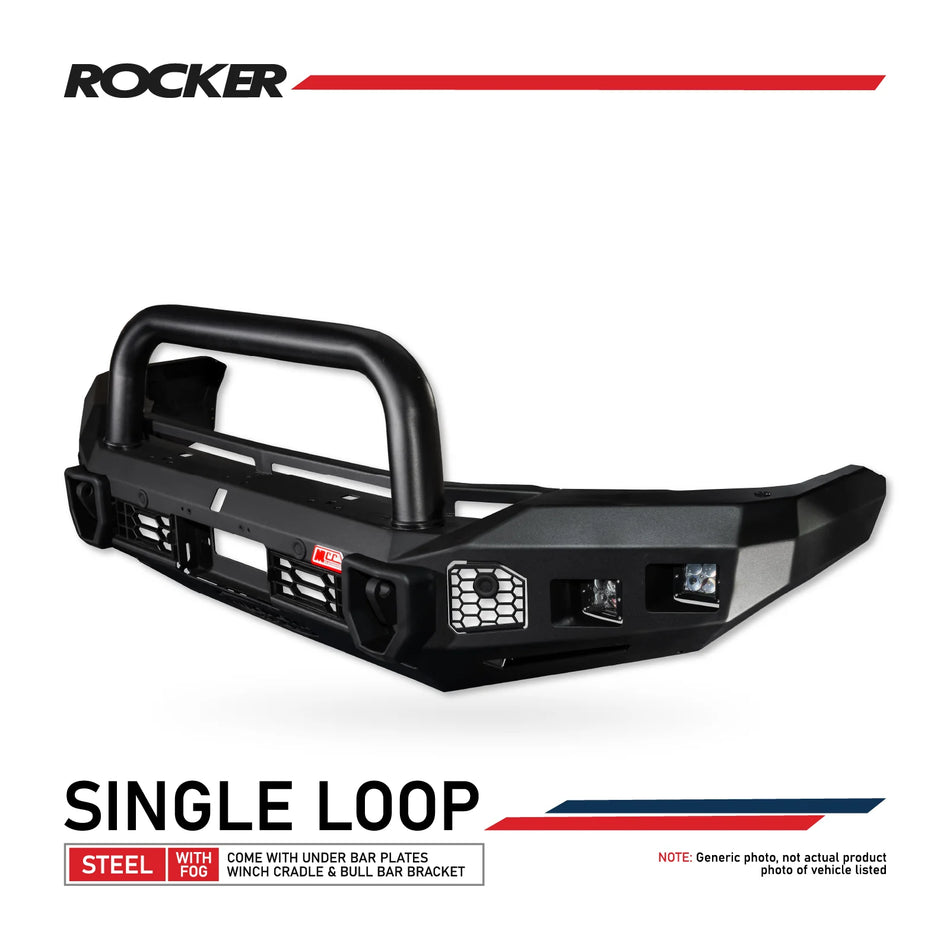 MCC Rocker Bar Single Loop (Black) for Toyota Landcruiser 300 Series