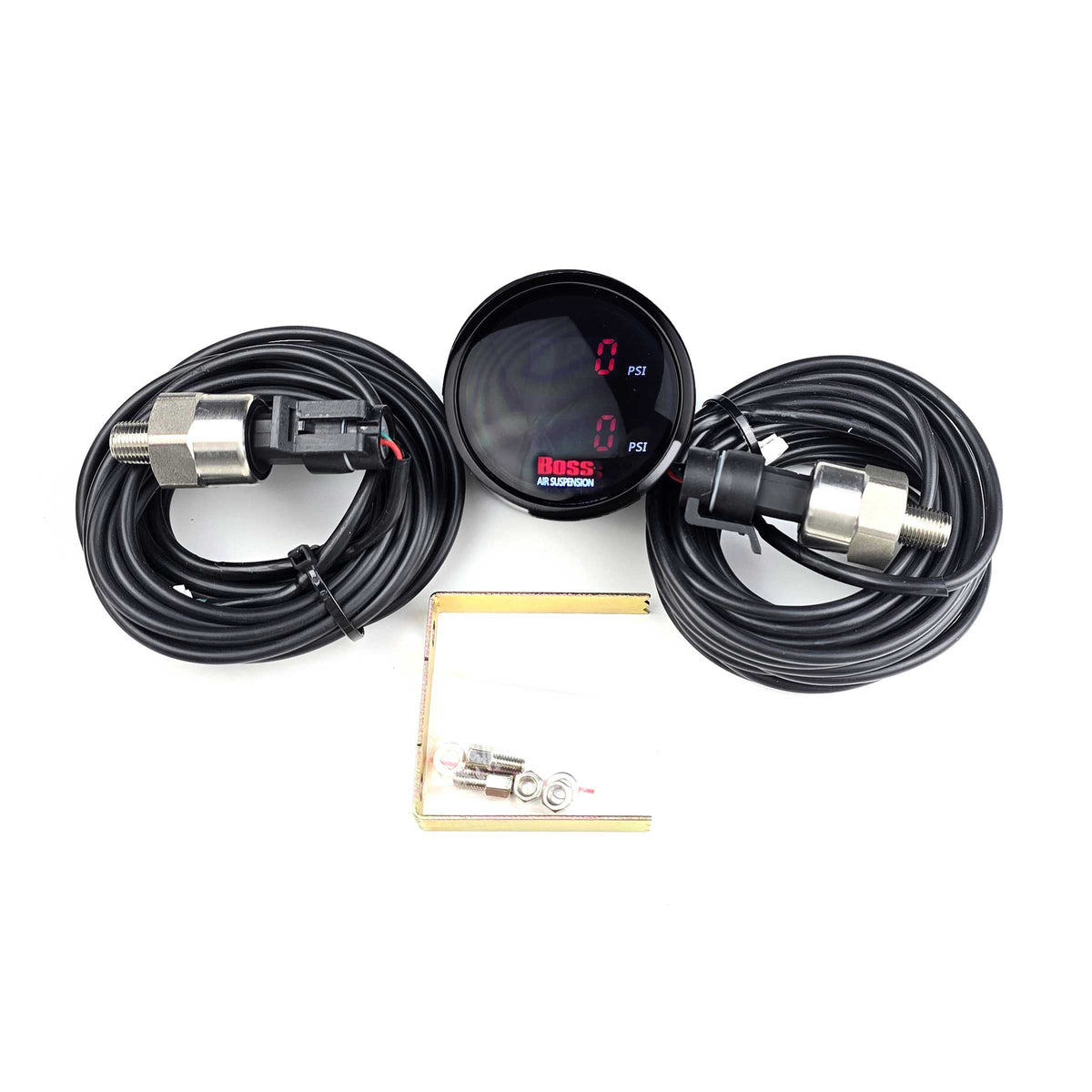 LED DIGITAL GAUGE RED DUAL READOUT - Boss Air Suspension