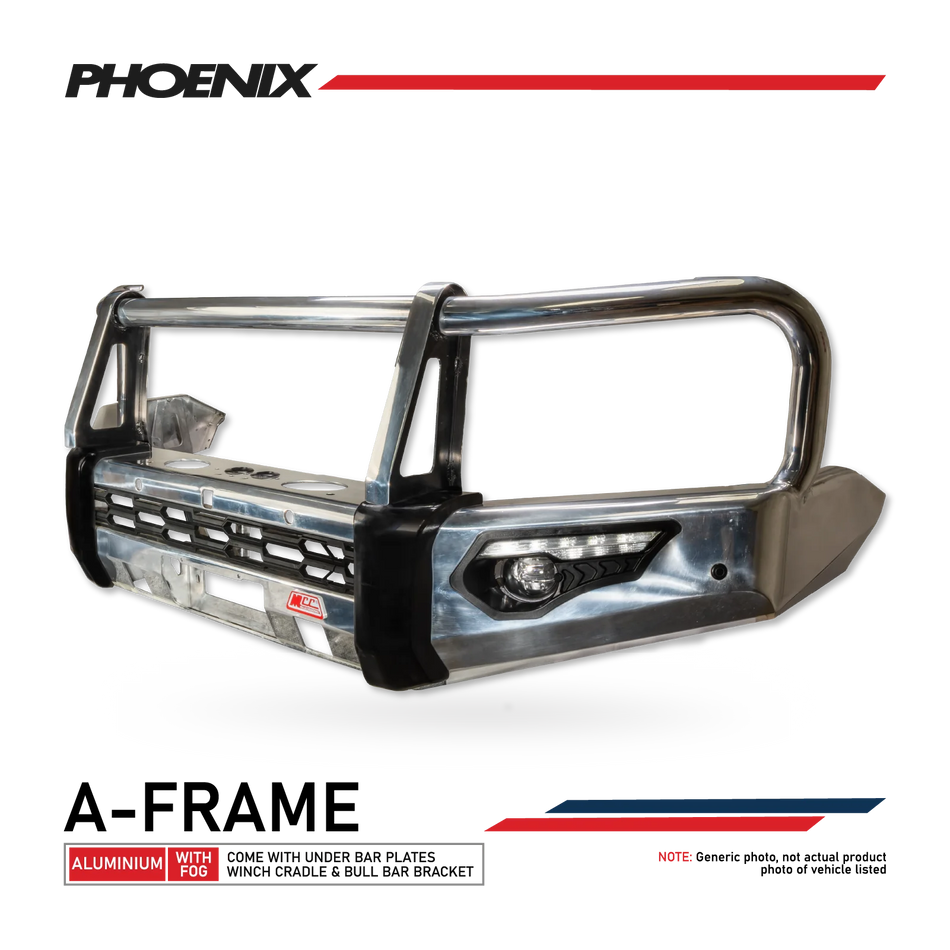 MCC 4x4 Alloy Phoenix Bullbar for JAC T9 (2025 on) - A-Frame Package