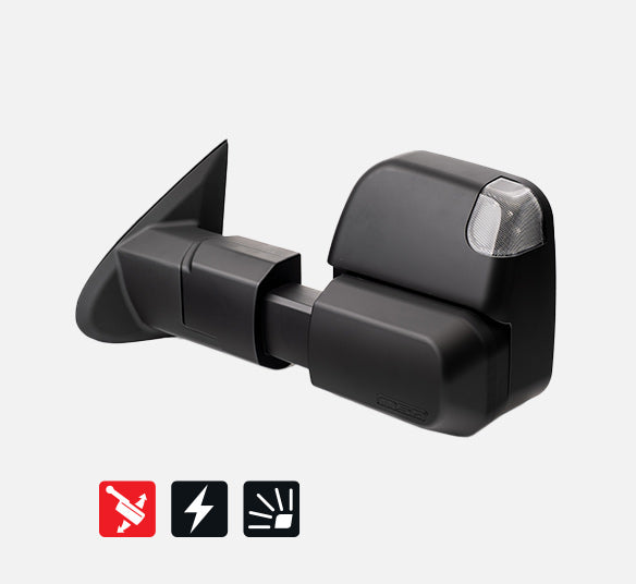 MSA Power Fold Towing Mirrors for Mitsubishi Triton MQ/MR (2015-02/2024)