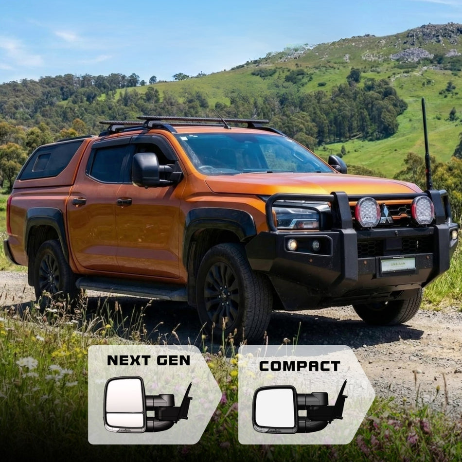 Clearview Accessories Next Gen Towing Mirrors for Mitsubishi Triton MV (2024 on)