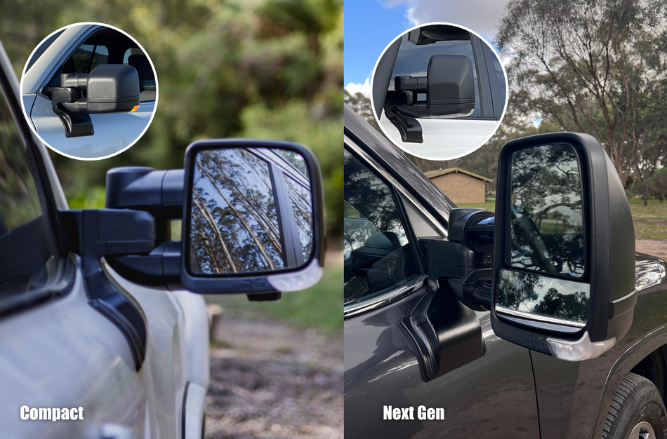 Clearview® Compact Towing Mirrors for the LC300 Land Cruiser