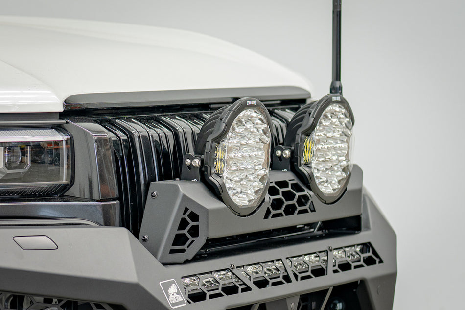 Offroad Animal Rally Hoop to suit Predator Bar for Toyota 250 Series Prado with 9 inch Arse Kicker lights