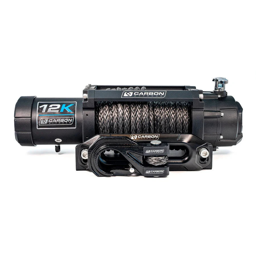 Carbon 12K - 12000lb Winch V3X with MegaPro Hook