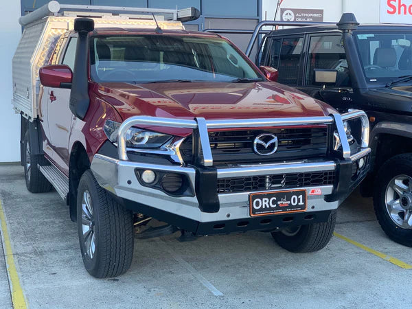 MCC 4x4 Falcon Bullbar for Mazda BT50 TF (2021 on) [Black + Steel]