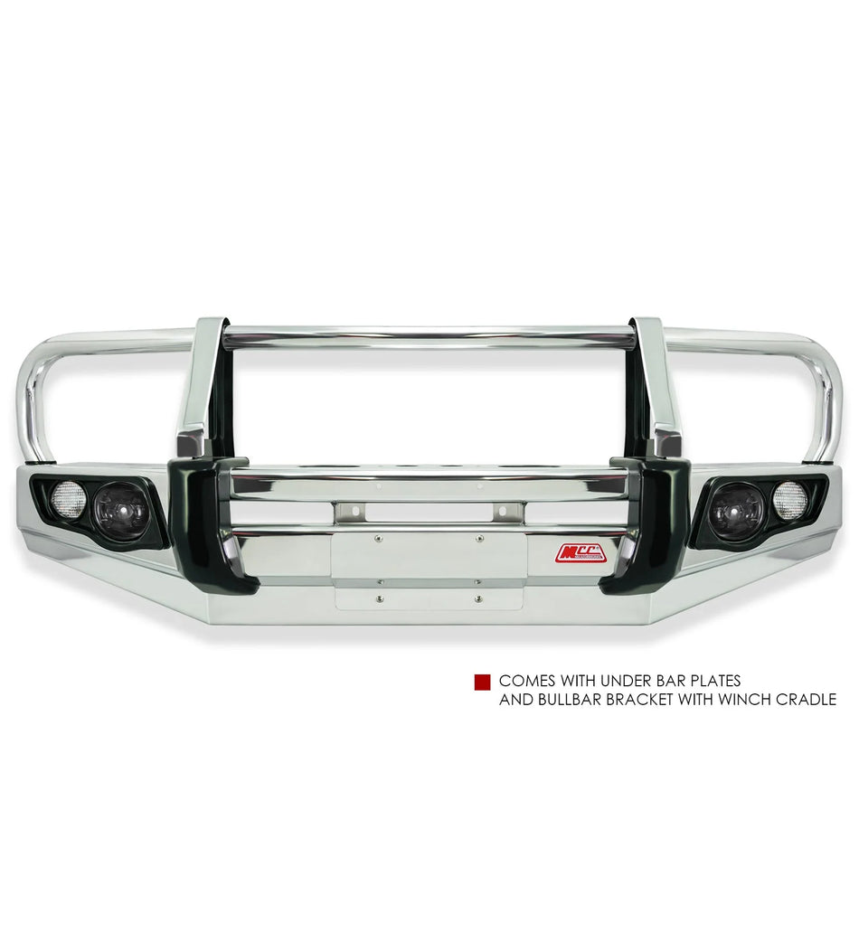 MCC 4x4 Falcon Bullbar for Mazda BT50 UP UR (2012-2020) [Chrome + Aluminium]