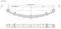 WCS Multileaf Spring (Heavy Duty) for Mitsubishi Canter [Front]