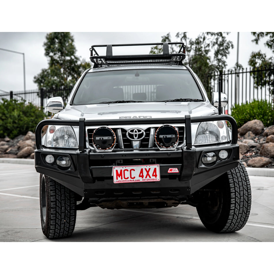 MCC 4x4 Falcon Bullbar for Toyota Prado 120 (2002-2009) [Black + Steel]