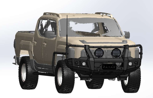 RAXAR 4x4 Side Rails for KIA Tasman (2025 on)