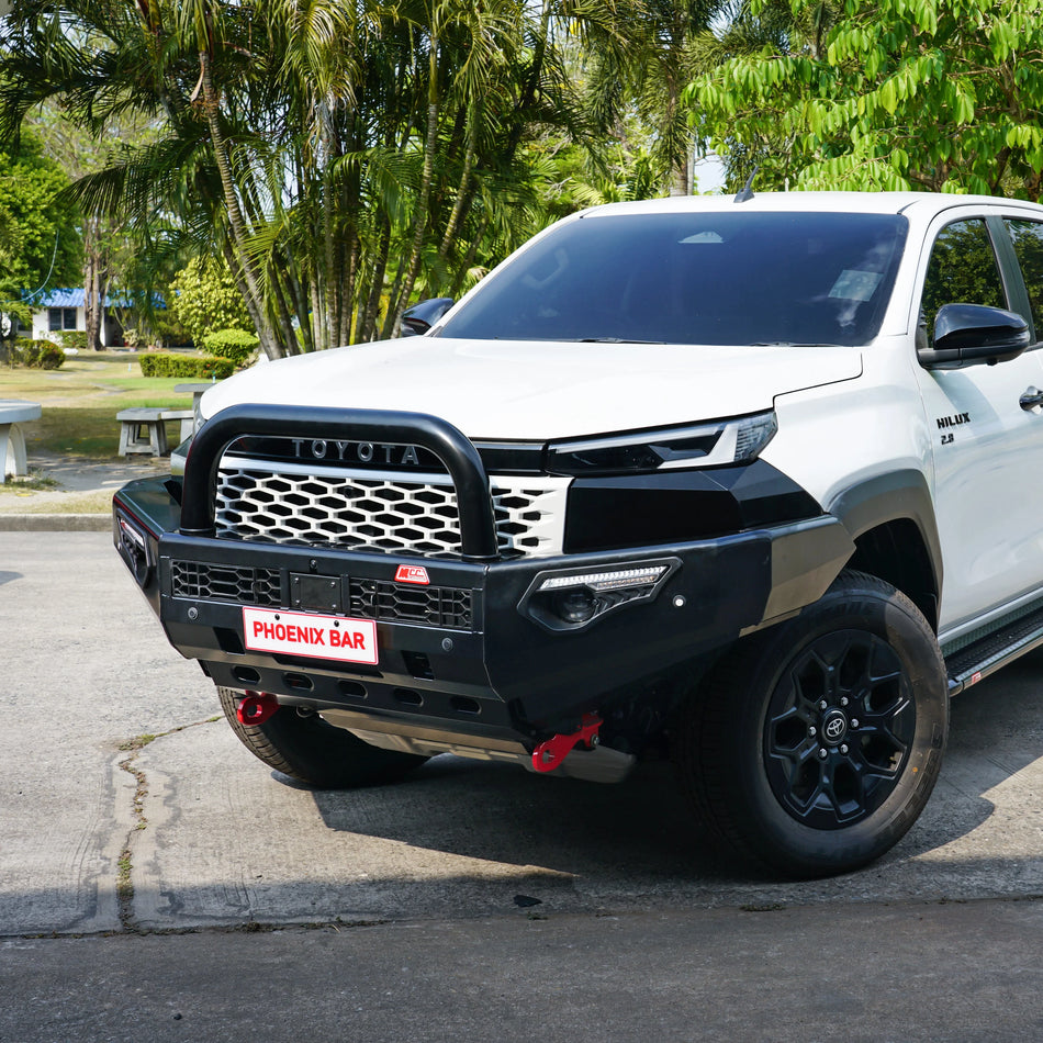 Hilux 2026-On (9th Gen) 808-01 Phoenix Bull Bar Single Black Loops Package