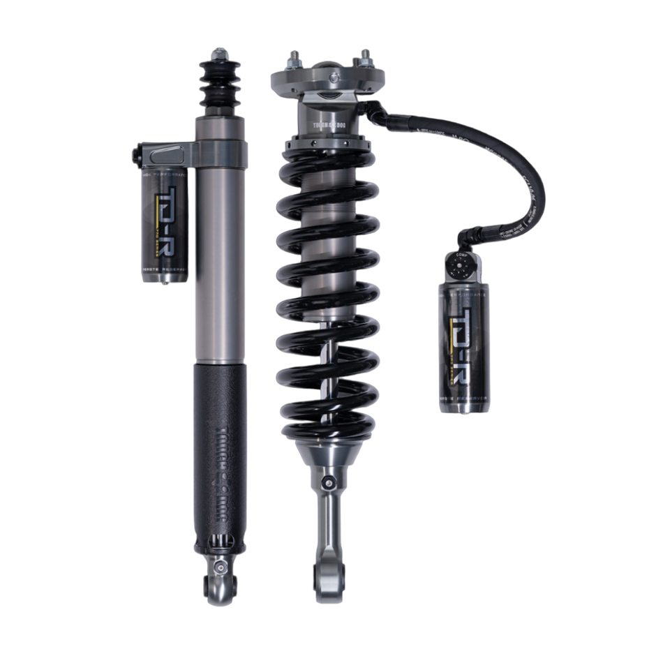 Tough Dog TD-R Pro Series Remote Reservoir Suspension for Toyota Prado 250 Series [Front Right] (Steel Bar)