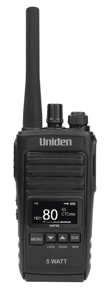 Uniden UH755 5 Watt UHF Handheld Radio