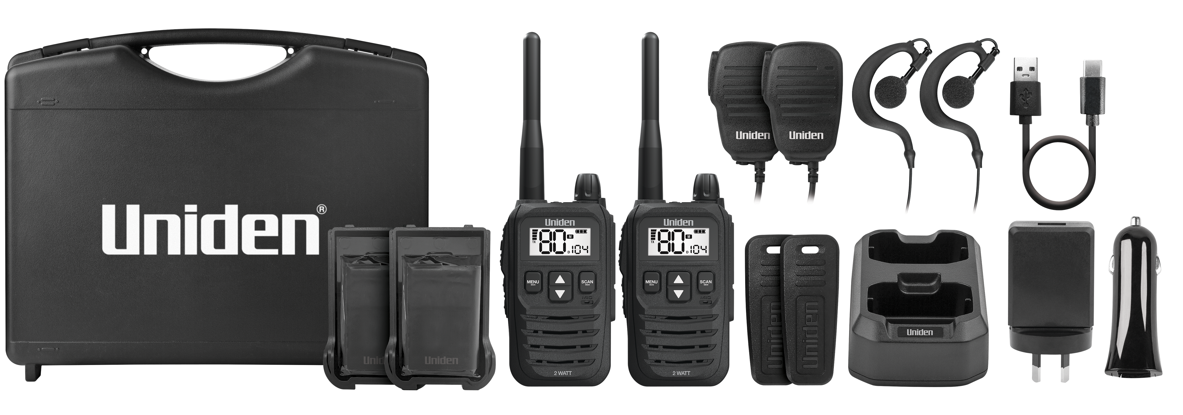 Uniden UH825-2TP Tradies Pack