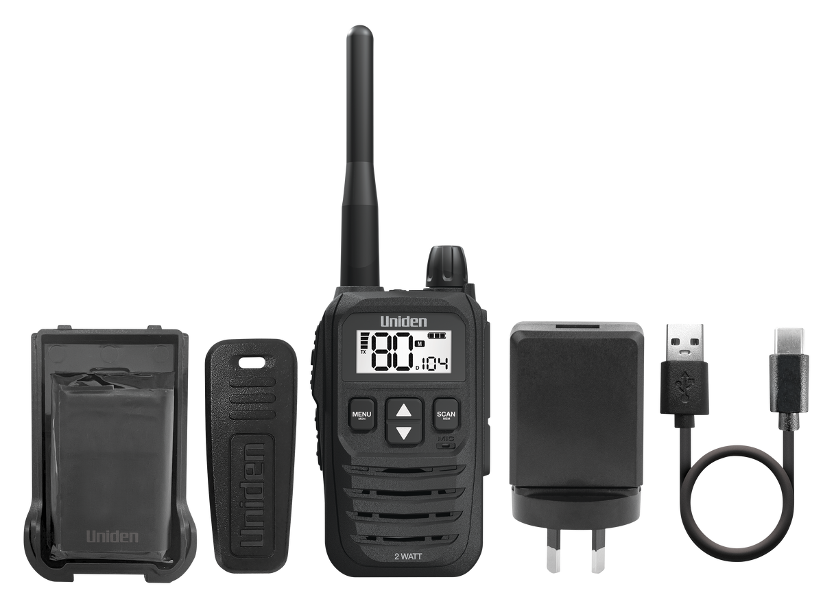 Uniden UH825 2 Watt UHF Handheld Radio