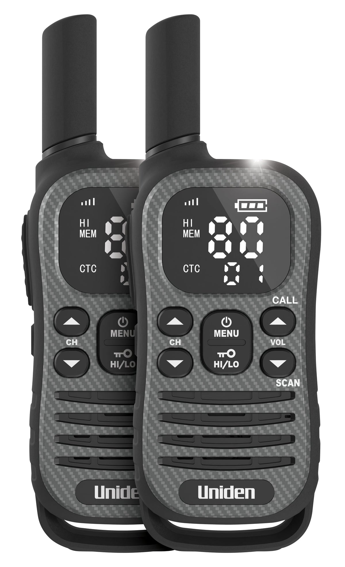 Uniden UH620-2 MAX UHF Handheld Radio Twin Pack