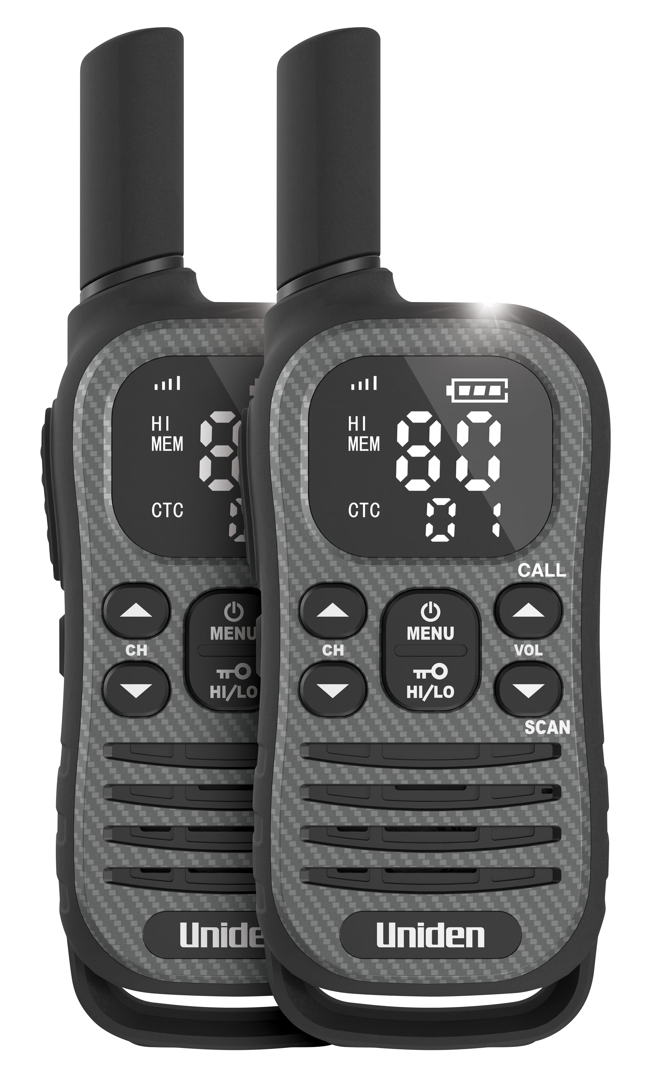 Uniden UH620-2 MAX UHF Handheld Radio Twin Pack