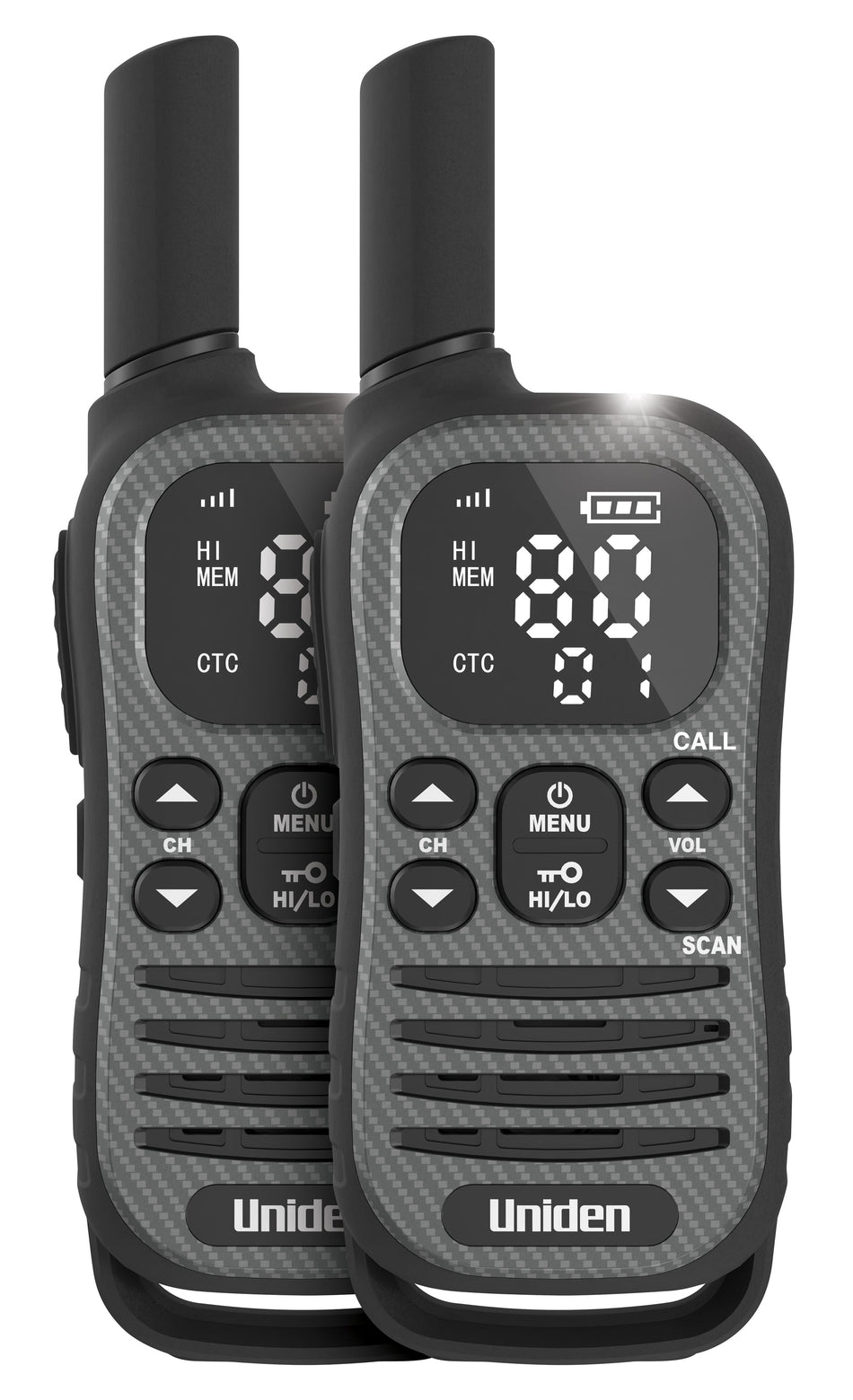 Uniden UH620-2 MAX UHF Handheld Radio Twin Pack