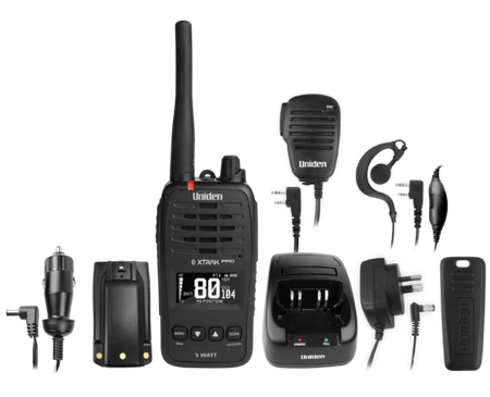 Uniden XTRAK 50 PRO Smart UHF Handheld Radio