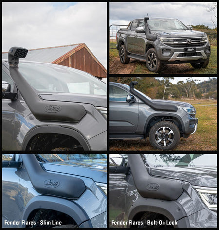Safari V-SPEC snorkel SS1420HF fitment detail on Volkswagen Amarok MY23