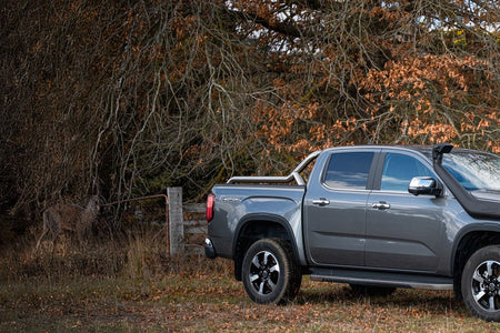 Volkswagen Amarok MY23 fitted with Safari V-SPEC snorkel SS1420HF
