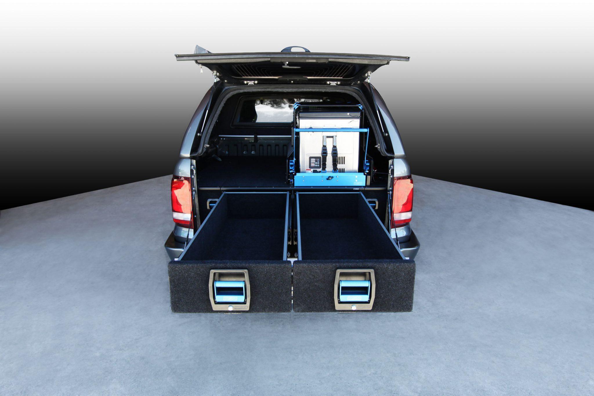 MSA Double Drawers for Volkswagen Amarok (AdBlue models)