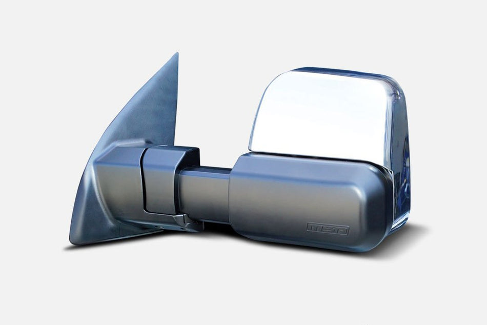 MSA Towing Mirror for Isuzu D-MAX (2012 on) - Manual + Chrome