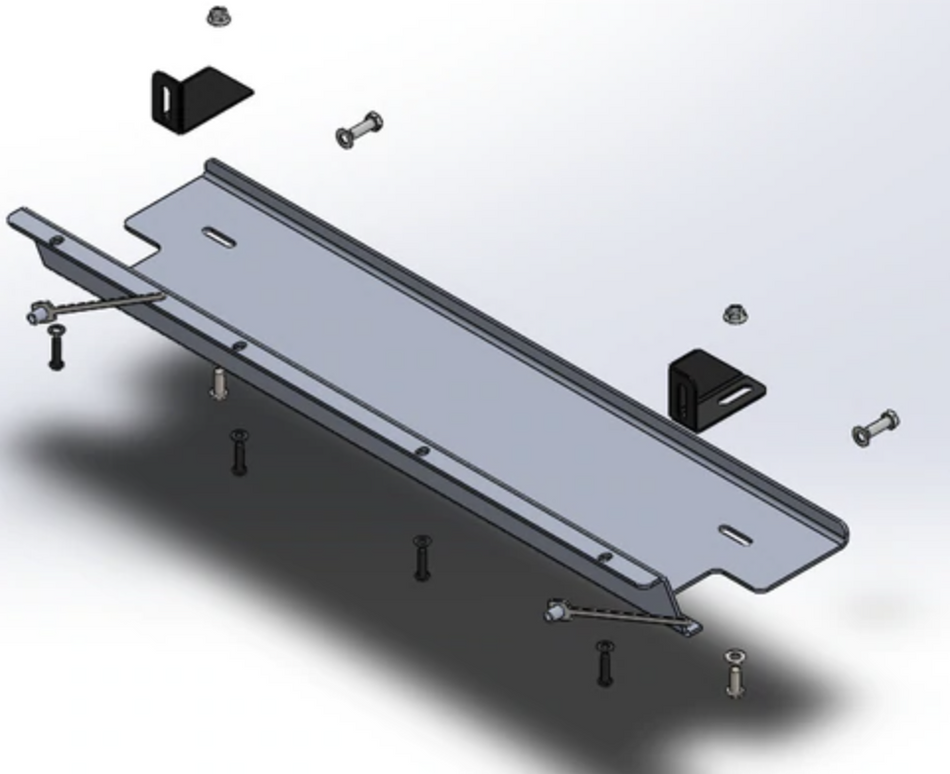 Offroad Animal Skid plate to suit JK Wrangler Bullbar