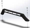 Offroad Animal Stealth Top hoop type B to suit LED Light JK Wrangler