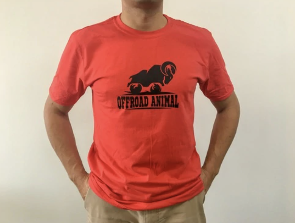 Offroad Animal T Shirt, Red