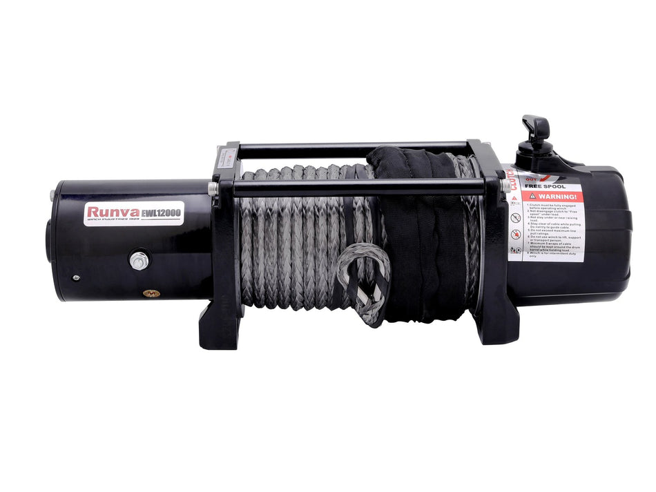 Runva EWL12000 12V Winch with Synthetic Rope (IP67 rated)