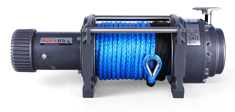 Runva EWN17500 12V Winch with Synthetic Rope